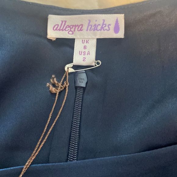 Allegra Hicks Blue Silk Dress - Picture 9 of 11